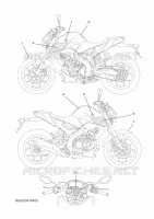EMBLEME pour Yamaha MT-125 de 2022