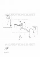 COMMODO / LEVIER pour Yamaha MT-125 de 2022