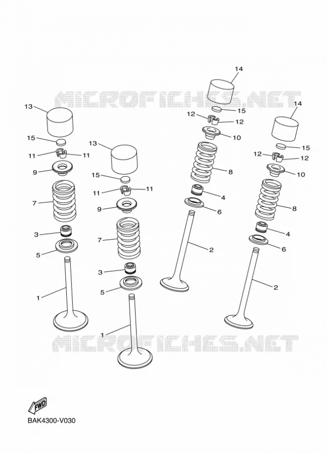 SOUPAPE Yamaha MOTO 250 2022 WRF  WR250F