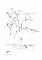 GUIDON ET CABLES pour Yamaha MT-07 de 2022