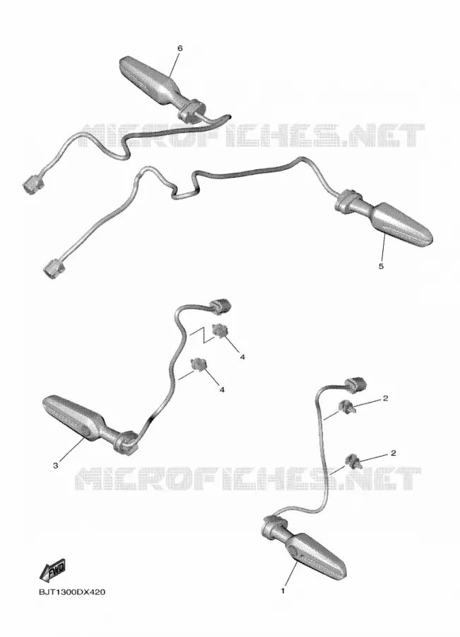 CLIGNOTANT Yamaha MOTO 700 2022 R7  YZF690-U