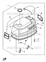 PIECES ALTERNATIVES 2 pour Yamaha 40H 2 Stroke de 1988