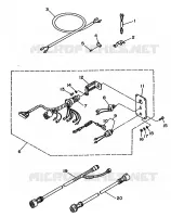 PIÈCES OPTIONNELLES 2 pour Yamaha 40H 2 Stroke de 1988
