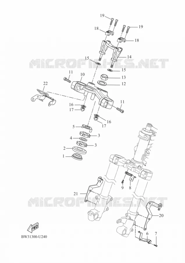 DIRECTION Yamaha MOTO 700 2022 TENERE  XTZ690D-B