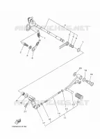 AXE DE SELECTEUR / PEDALE pour Yamaha MT-03 de 2022