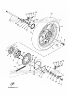 ROUE ARRIERE pour Yamaha MT-03 de 2022
