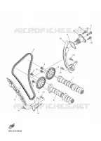 ARBRE A CAMES / CHAINE DE DISTRIBUTION pour Yamaha MT-25 de 2022
