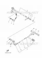 AXE DE SELECTEUR / PEDALE pour Yamaha MT-25 de 2022