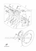 ETRIER DE FREIN ARRIERE pour Yamaha MT-07 A2 35KW de 2022