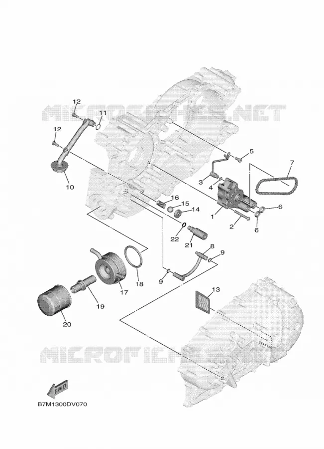 POMPE A HUILE Yamaha SCOOTER 560 2022 TMAX  XP560D