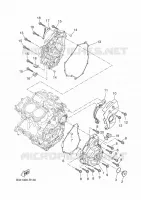 CARTER   MOTEUR 1 pour Yamaha XSR 700 XTribute A2 35KW de 2022