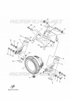 PHARE pour Yamaha XSR 700 A2 35KW de 2022