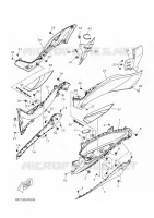 BEQUILLE / REPOSE PIEDS 2 pour Yamaha XMAX 125 de 2022