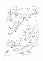 COUVERCLE LATERAL pour Yamaha XMAX 125 de 2022