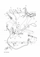 GUIDON ET CABLES pour Yamaha XMAX 125 de 2022
