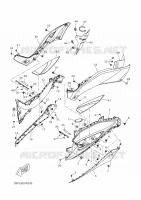 BEQUILLE / REPOSE PIEDS 2 pour Yamaha XMAX 125 TECH MAX de 2022