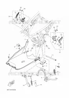 BEQUILLE / REPOSE PIEDS pour Yamaha XMAX 125 TECH MAX de 2022