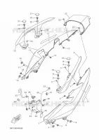 COUVERCLE LATERAL pour Yamaha XMAX 125 TECH MAX de 2022