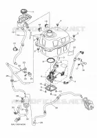 RESERVOIR A ESSENCE pour Yamaha NMAX 125 de 2022