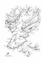 SUPPORT / REPOSE PIEDS pour Yamaha NMAX 125 de 2022