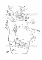 GUIDON ET CABLES pour Yamaha NMAX 125 de 2022