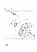 ROUE AVANT pour Yamaha NMAX 125 de 2022