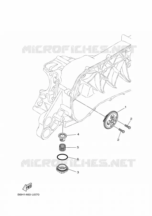 POMPE A HUILE Yamaha SCOOTER 125 2022 NMAX  GPD125-A
