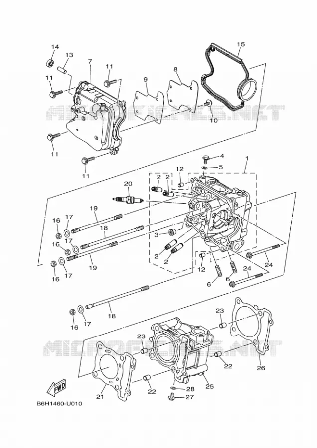 CULASSE Yamaha SCOOTER 155 2022 TRICITY  MWS155-A