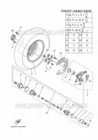 ROUE AVANT 2 pour Yamaha GRIZZLY 700 EPS de 2022