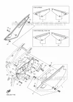 COUVERCLE LATERAL pour Yamaha XTZ 125 E de 2023