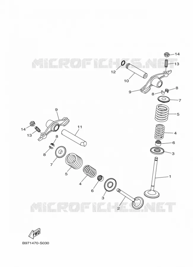 SOUPAPE Yamaha MOTO 250 2023 FZ  FZN250-A