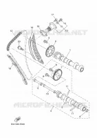ARBRE A CAMES / CHAINE DE DISTRIBUTION pour Yamaha TRACER 7 GT de 2023