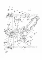 CADRE pour Yamaha TRACER 7 GT de 2023