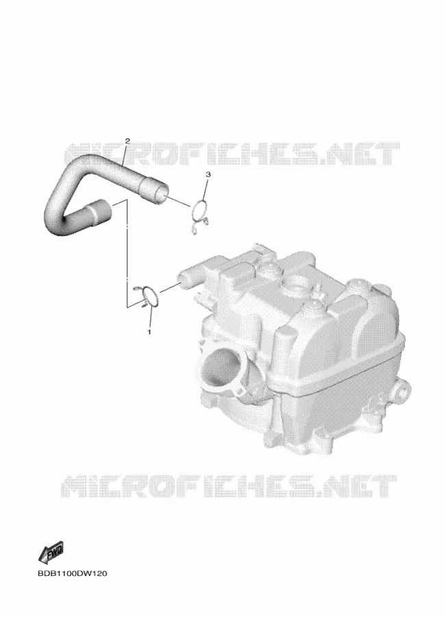 SYSTÈME D'ADMISSION D'AIR AIS Yamaha MOTO 450 2023 WRF  WR450F