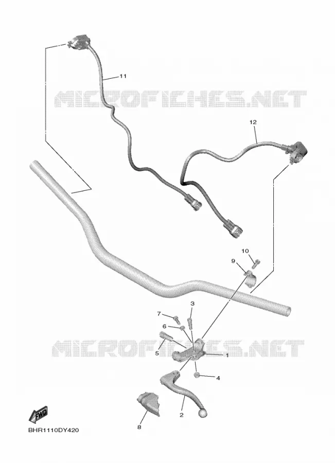 COMMODO / LEVIER Yamaha MOTO 450 2023 YZF  YZ450F
