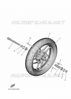 ROUE AVANT pour Yamaha XSR 900 A2 35KW de 2023