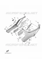 COUVERCLE LATERAL pour Yamaha XSR 900 A2 35KW de 2023
