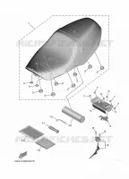SELLE pour Yamaha XSR 900 A2 35KW de 2023