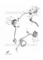COMMODO / LEVIER pour Yamaha XSR 900 A2 35KW de 2023