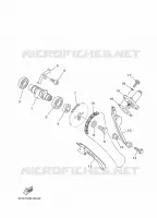 ARBRE A CAMES / CHAINE DE DISTRIBUTION pour Yamaha YBR 125 E de 2023