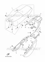SELLE 2 pour Yamaha YBR 125 E de 2023