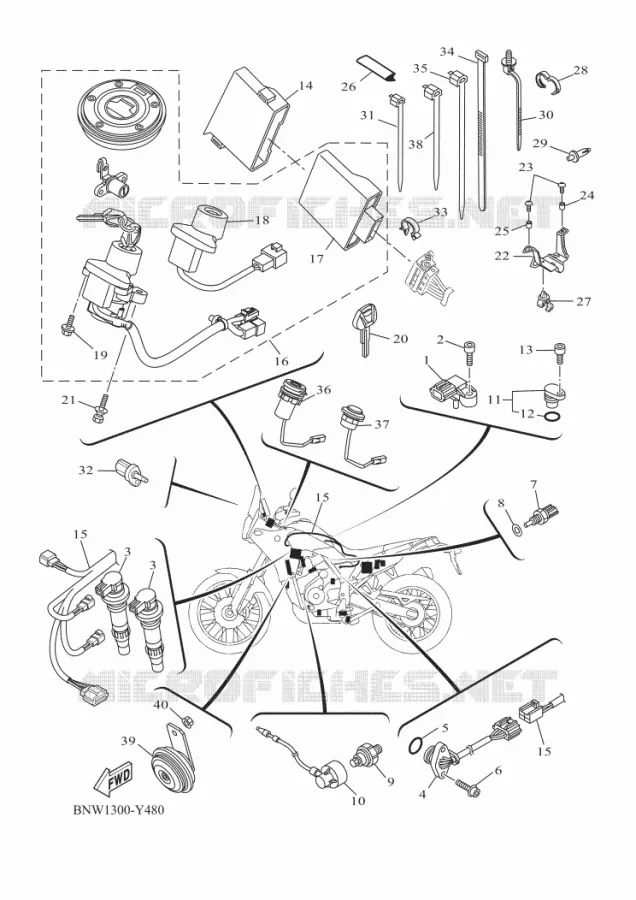 ELECTRIQUE 2 Yamaha MOTO 700 2023 TENERE  XTZ690