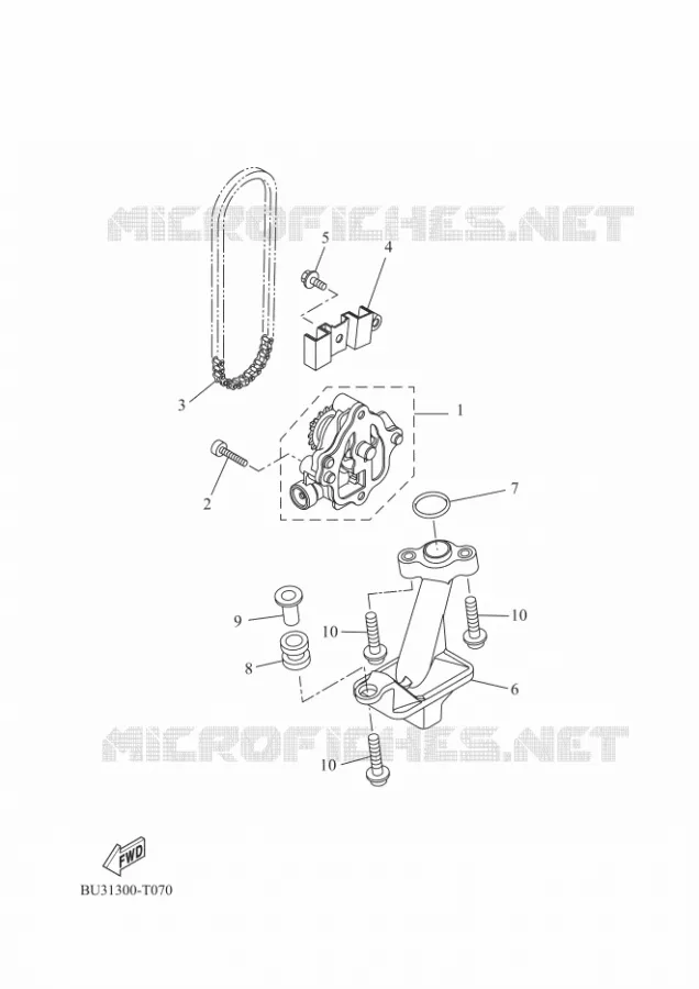 POMPE A HUILE Yamaha MOTO 700 2023 TENERE  XTZ690
