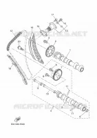ARBRE A CAMES / CHAINE DE DISTRIBUTION pour Yamaha TENERE 700 EXPLORE de 2023