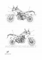 EMBLEME pour Yamaha TENERE 700 EXPLORE de 2023