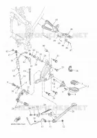 SUPPORT / REPOSE PIEDS pour Yamaha TENERE 700 EXPLORE de 2023