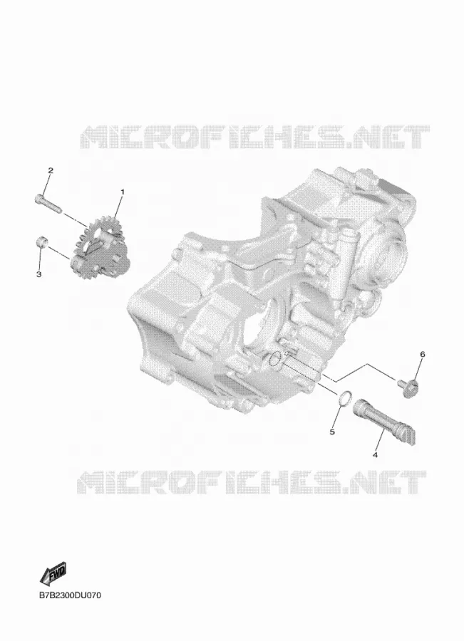 POMPE A HUILE Yamaha MOTO 250 2023 YZF  YZ250F