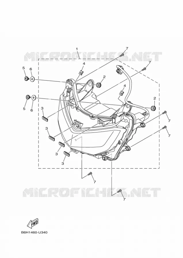 PHARE  Yamaha SCOOTER 150 2023 NMAX  GPD155-A