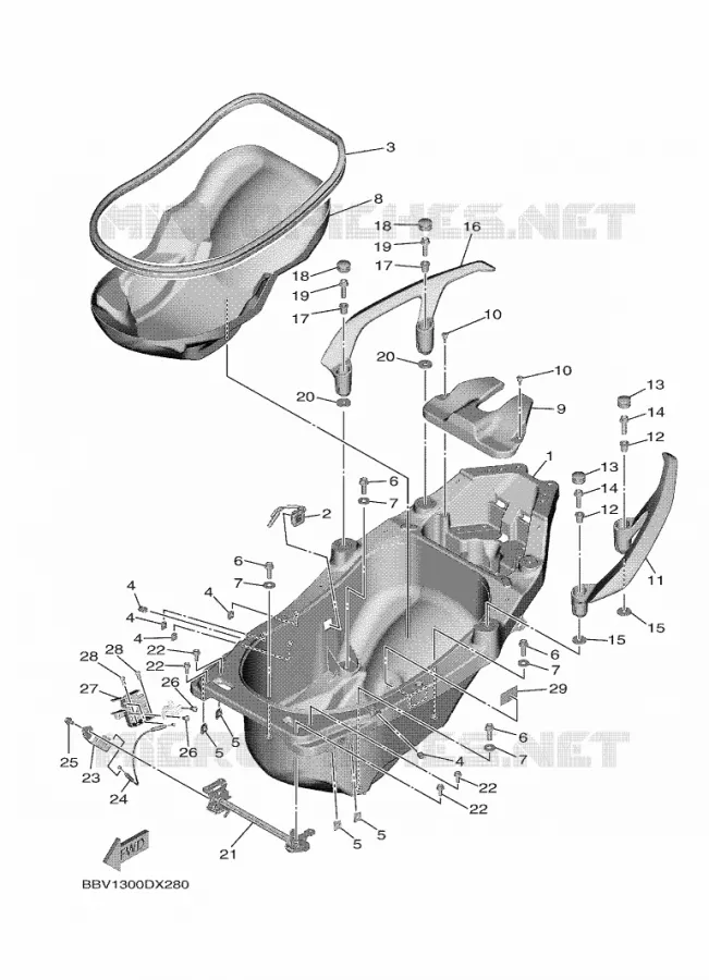 SELLE 2 Yamaha SCOOTER 560 2023 TMAX  XP560D