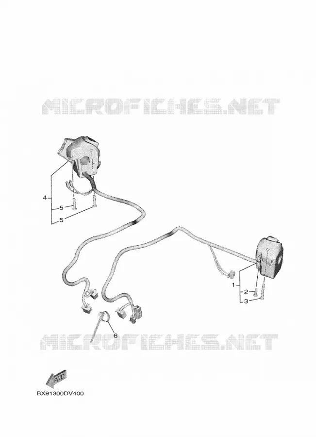 COMMODO / LEVIER Yamaha SCOOTER 300 2023 TRICITY  MWD300